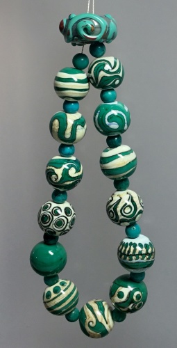 Turquoise & Ivory Orbs