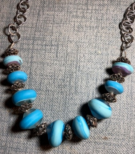 Treasured Turquoise Silver Necklace