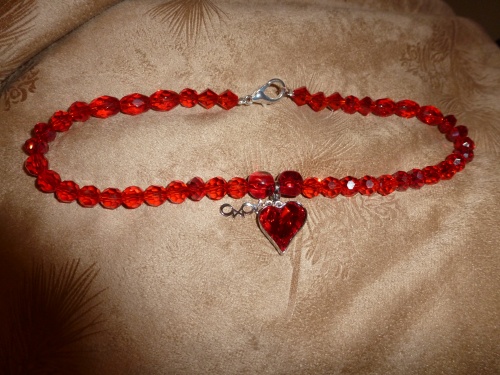 Red Crystal Choker Necklace